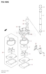 DF225Z From 22503Z-410001 (E01 E40)  2014 drawing WATER PUMP (DF225Z:E01)