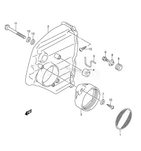 DF25QR From 02501 F-030001 ()  2001 drawing SILENCER