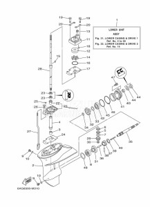 F20BMHL drawing LOWER-CASING-x-DRIVE-1