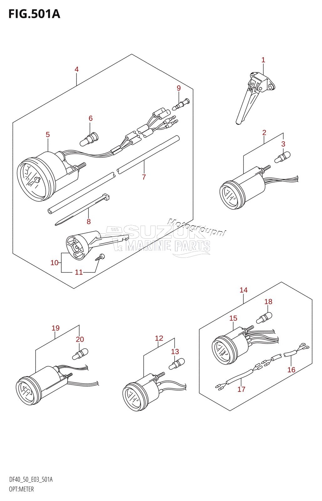 OPT:METER (X,Y,K1,K2,K3,K4)