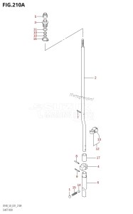 DF40 From 04001F-971001 (E01)  1999 drawing SHIFT ROD