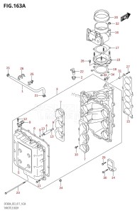 DF250A From 25003P-710001 (E03)  2017 drawing THROTTLE BODY