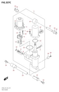 05003F-210001 (2012) 50hp E03-USA (DF50A) DF50A drawing TRIM CYLINDER (DF50AVT,DF60AVT)