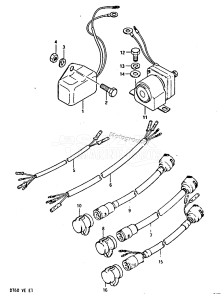 DT60 From 06001-401001 ()  1984 drawing OPT:ELECTRICAL (3)