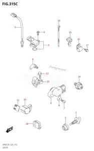 DF70A From 07003F-040001 (E01 E03 E11 E40)  2020 drawing SENSOR (DF100B)