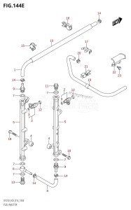 DF225Z From 22503Z-610001 (E03)  2016 drawing FUEL INJECTOR (DF250T:E03)