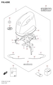 DF175A From 17503F-910001 (E03)  2019 drawing ENGINE COVER (DF150AT)