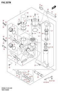 DF300B From 30003F-040001 (E11)  2020 drawing TRIM CYLINDER (DF350A,DF325A,DF300B)