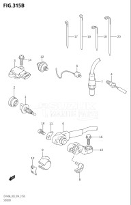 10003F-410001 (2014) 100hp E03-USA (DF100AT) DF100A drawing SENSOR (DF115AT:E03)