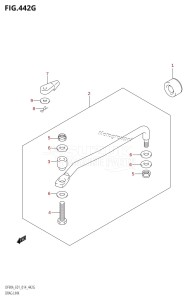 DF80A From 08002F-410001 (E01 E40)  2014 drawing DRAG LINK (DF90A:E01)