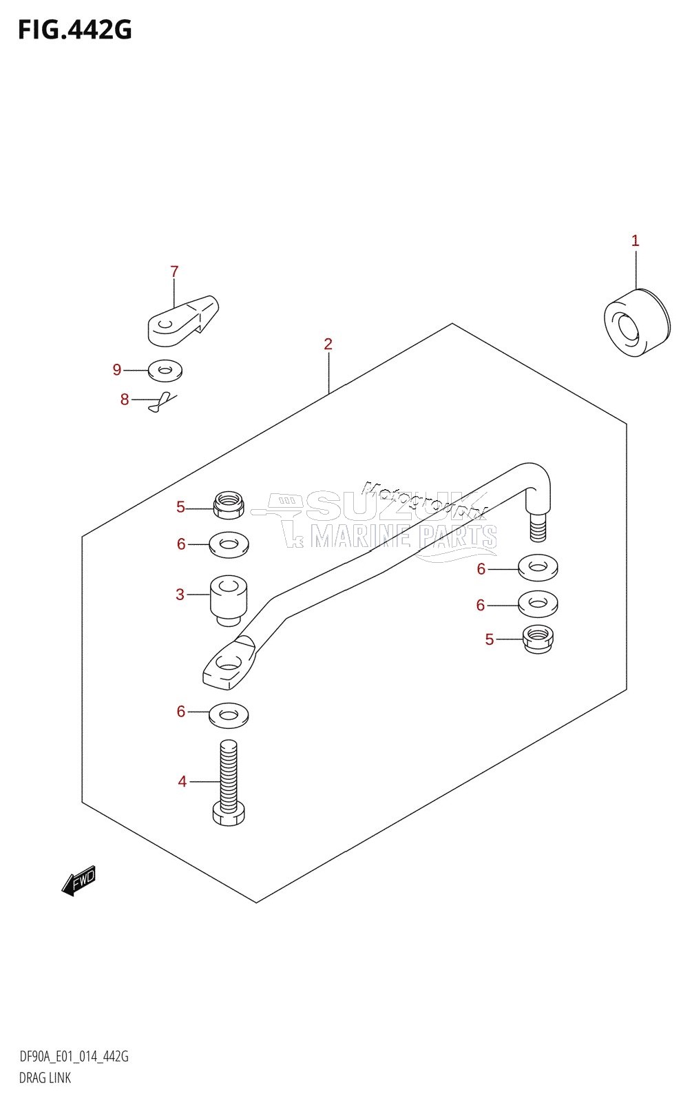 DRAG LINK (DF90A:E01)