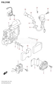 DF30A From 03003F-140001 (P01 P40)  2021 drawing RECTIFIER /​ IGNITION COIL (DF30AQ)