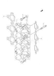 DF 225 drawing Intake Manifold