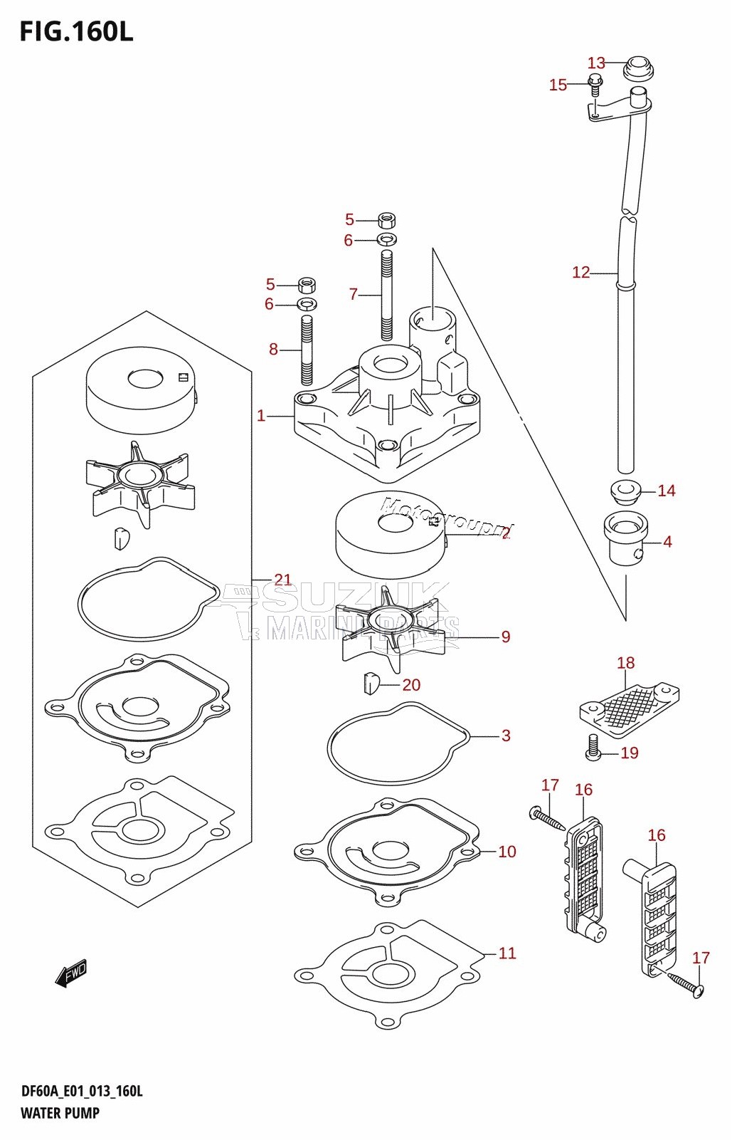 WATER PUMP (DF60ATH:E01)