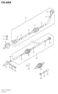 DF115Z From 11501Z-980001 (E03)  2009 drawing FUEL HOSE