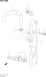 06002F-410001 (2014) 60hp E01 E40-Gen. Export 1 - Costa Rica (DF60A  DF60AQH  DF60ATH) DF60A drawing FUEL INJECTOR (DF40A:E01)