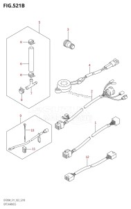 DF150AZ From 15003Z-040001 (E01 E03 E40)  2020 drawing OPT:HARNESS (022)