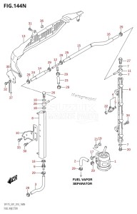 DF150 From 15002F-410001 (E01 E40)  2014 drawing FUEL INJECTOR (DF175Z:E01)