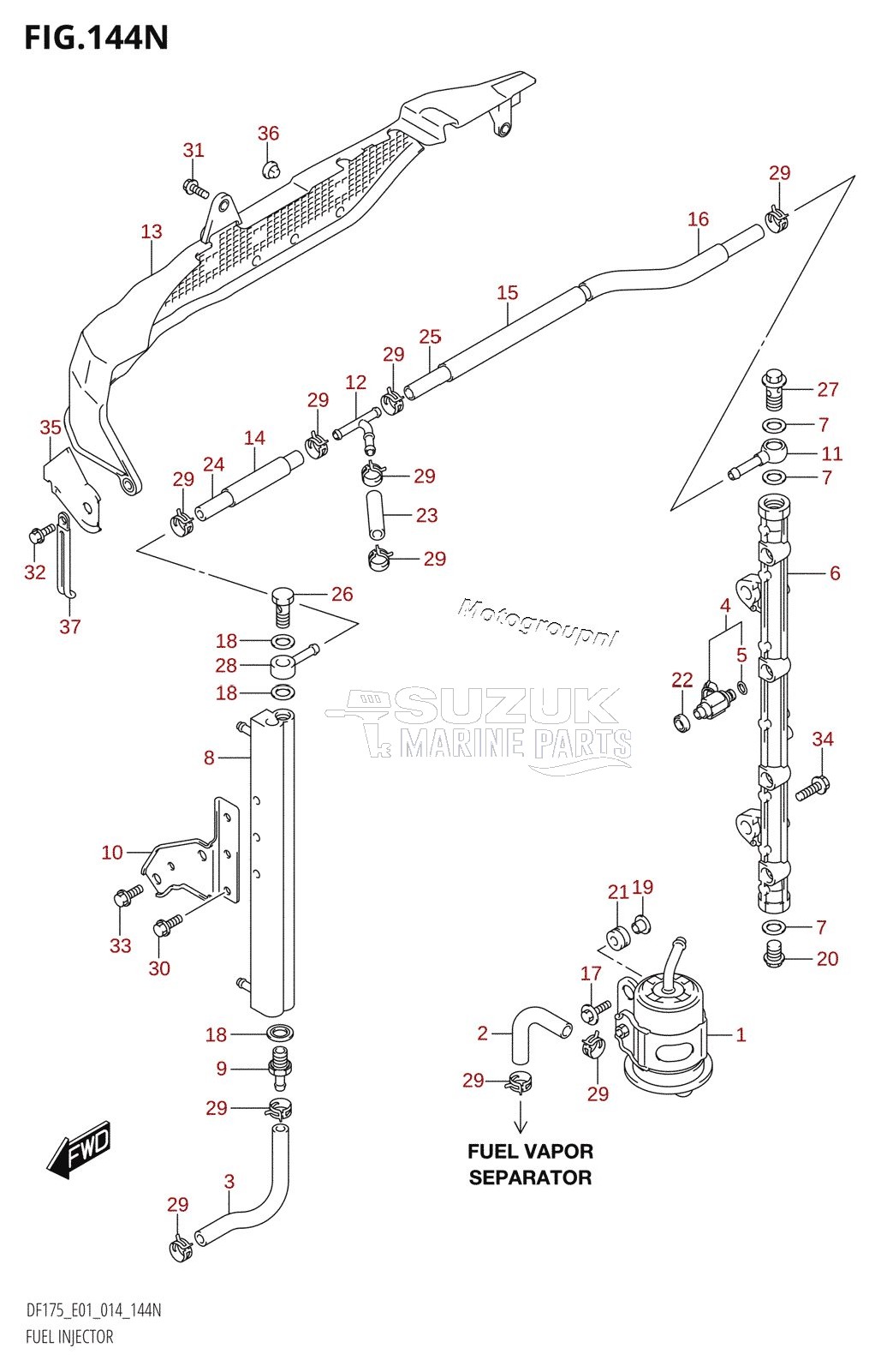 FUEL INJECTOR (DF175Z:E01)