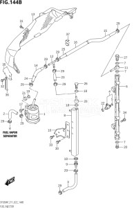 17503P-240001 (2022) 175hp E11-Gen. Export 2 (DF175AP    DF175AP) DF175AP drawing FUEL INJECTOR (E40)