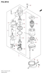 DF175Z From 17502Z-210001 (E03)  2012 drawing STARTING MOTOR