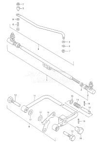 DT50 From 05004-231001 ()  1992 drawing OPT : TIE ROD