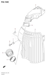 DF100A From 10003F-310001 (E01 E40)  2013 drawing SILENCER (DF115AT:E01)