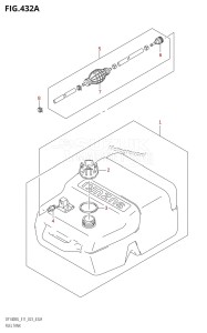 DF140BZG From 14004Z-240001 (E11 E40)  2022 drawing FUEL TANK (E40)