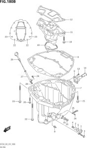 25003Z-910001 (2019) 250hp E03 E40-USA - Costa Rica (DF250ST  DF250Z) DF250Z drawing OIL PAN (DF250ST)