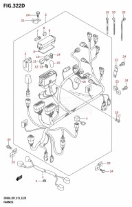 DF40A From 04003F-310001 (E01)  2013 drawing HARNESS (DF40ATH:E01)