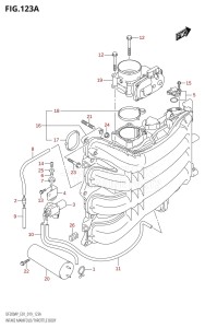 DF200AP From 20003P-910001 (E01 E40)  2019 drawing INTAKE MANIFOLD /​ THROTTLE BODY