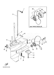 9-9F drawing PROPELLER-HOUSING-AND-TRANSMISSION