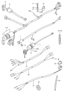 DT55 From 05501-011001 ()  1990 drawing ELECTRICAL (DT55HTC /​ 65HTC)