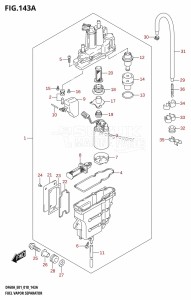 DF40A From 04003F-810001 (E01)  2018 drawing FUEL VAPOR SEPARATOR (E01,E34)