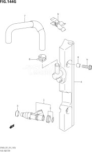 05004F-410001 (2014) 50hp E01-Gen. Export 1 (DF50AVT  DF50AVTH) DF50A drawing FUEL INJECTOR (DF60A:E01)