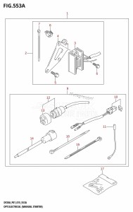 DF20A From 02002F-510001 (P01)  2015 drawing OPT:ELECTRICAL (MANUAL STARTER) (DF9.9B:P01:M-STARTER)