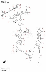 DF150AP From 15003P-440001 (E11)  2024 drawing CLUTCH SHAFT