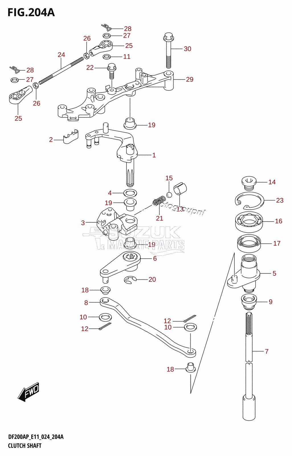 CLUTCH SHAFT