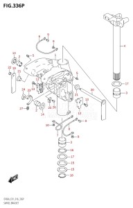 05003F-610001 (2016) 50hp E01-Gen. Export 1 (DF50A  DF50ATH) DF50A drawing SWIVEL BRACKET (DF50AVTH:E01)