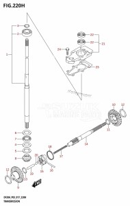 DF9.9B From 00995F-710001 (P03)  2017 drawing TRANSMISSION (DF20AR:P03)