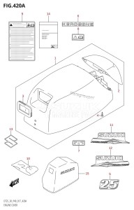 DT30 From 03005-710001 ()  2017 drawing ENGINE COVER (DT25K:P36)