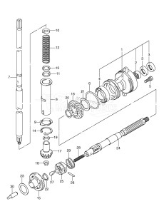 DF30 From 03001F-030001 ()  2000 drawing DRIVE SHAFT