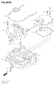 04005F-240001 (2022) 40hp E34-Italy (DF40ASVT  DF40ASVT) DF40A drawing ENGINE HOLDER (SEE NOTE)