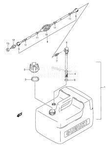 DT6 From 00601-251 001 ()  2002 drawing FUEL TANK (RESIN:12L)