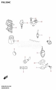 DF9.9B From 00995F-610001 (P03)  2016 drawing SENSOR /​ SWITCH (DF9.9BT:P03)