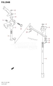 DF90 From 09001F-421001 (E03)  2004 drawing CLUTCH SHAFT (K3,K4,K5,K6)