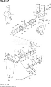 06002F-310001 (2013) 60hp E03-USA (DF60A) DF60A drawing OPT:REMOTE CONTROL ASSY SINGLE (2)