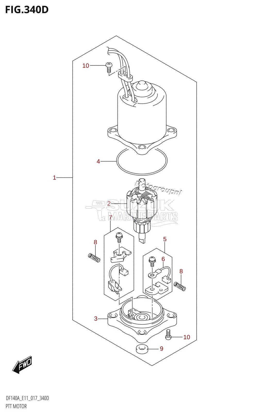 PTT MOTOR (DF115AZ:E11)