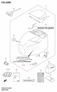 DF40A From 04004F-410001 (E34-Italy)  2014 drawing ENGINE COVER (DF40AQH:E01)