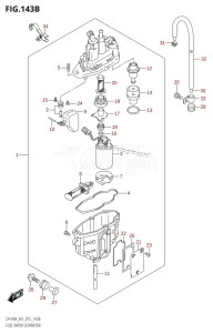 DF115A From 11503F-510001 (E01 E40)  2015 drawing FUEL VAPOR SEPARATOR (DF115AT:E01)